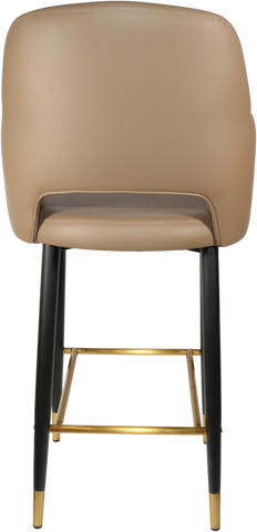 Durafurn Sorbet Stool with Black Metal 750h Legs