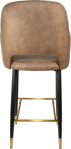 Durafurn Sorbet Stool with Black Metal 750h Legs