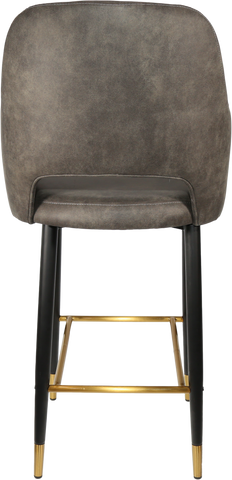 Durafurn Sorbet Stool with Black Metal 750h Legs
