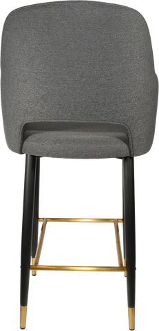 Durafurn Sorbet Stool with Black Metal 750h Legs