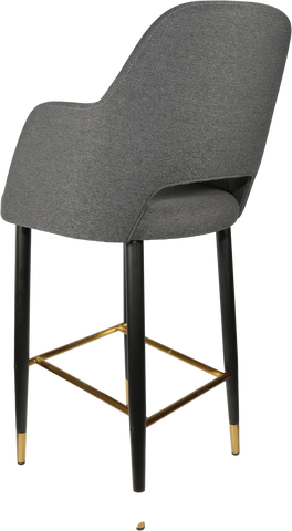 Durafurn Sorbet Stool with Black Metal 750h Legs