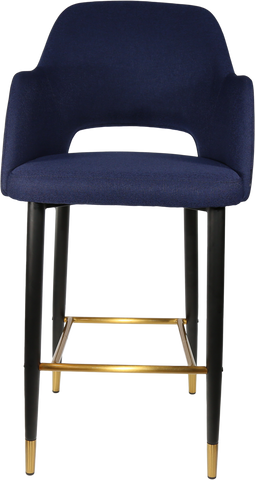Durafurn Sorbet Stool with Black Metal 750h Legs