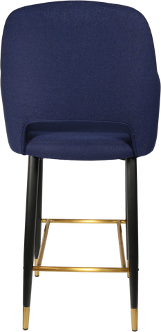 Durafurn Sorbet Stool with Black Metal 750h Legs