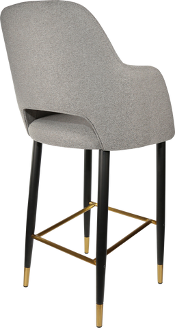 Durafurn Sorbet Stool with Black Metal 750h Legs