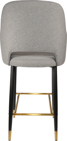 Durafurn Sorbet Stool with Black Metal 750h Legs
