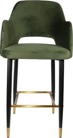 Durafurn Sorbet Stool with Black Metal 750h Legs