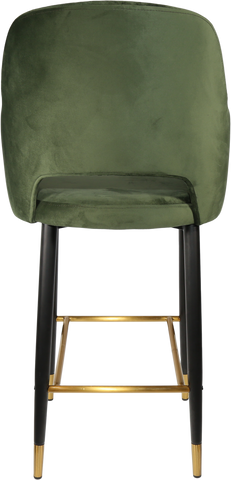 Durafurn Sorbet Stool with Black Metal 750h Legs