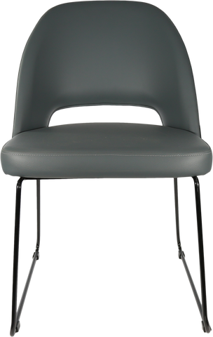 Durafurn Semifreddo Chair with Black Sled Base