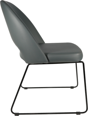 Durafurn Semifreddo Chair with Black Sled Base