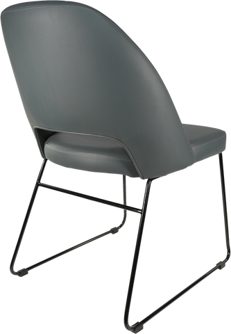 Durafurn Semifreddo Chair with Black Sled Base