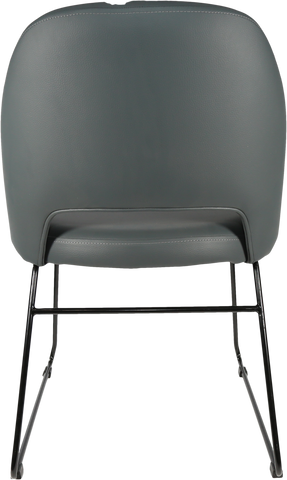 Durafurn Semifreddo Chair with Black Sled Base