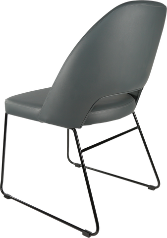 Durafurn Semifreddo Chair with Black Sled Base