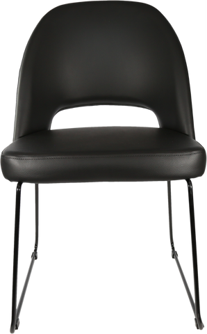 Durafurn Semifreddo Chair with Black Sled Base