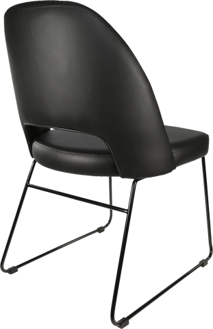 Durafurn Semifreddo Chair with Black Sled Base