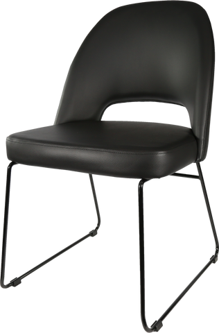Durafurn Semifreddo Chair with Black Sled Base
