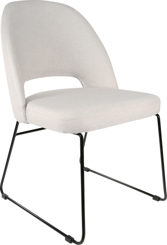 Durafurn Semifreddo Chair with Black Sled Base