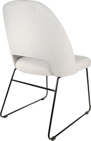 Durafurn Semifreddo Chair with Black Sled Base