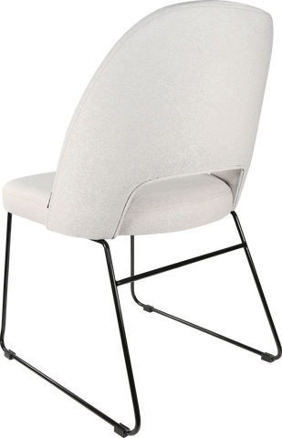 Durafurn Semifreddo Chair with Black Sled Base