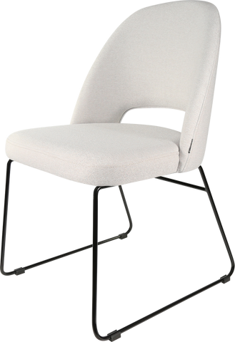 Durafurn Semifreddo Chair with Black Sled Base