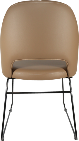 Durafurn Semifreddo Chair with Black Sled Base