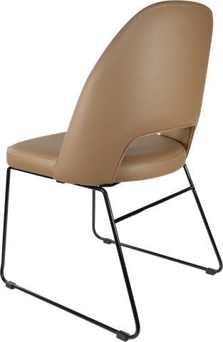 Durafurn Semifreddo Chair with Black Sled Base