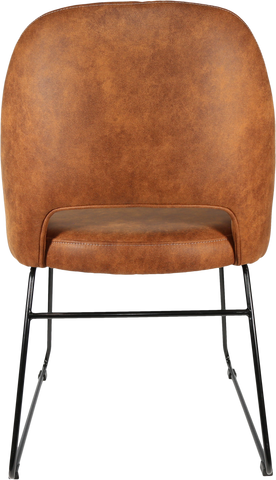 Durafurn Semifreddo Chair with Black Sled Base