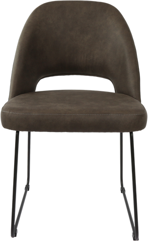 Durafurn Semifreddo Chair with Black Sled Base