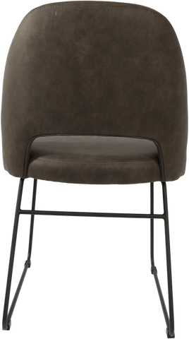 Durafurn Semifreddo Chair with Black Sled Base