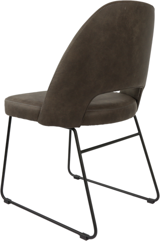 Durafurn Semifreddo Chair with Black Sled Base