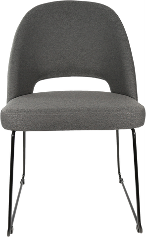 Durafurn Semifreddo Chair with Black Sled Base