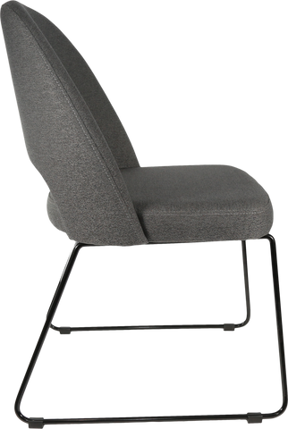 Durafurn Semifreddo Chair with Black Sled Base
