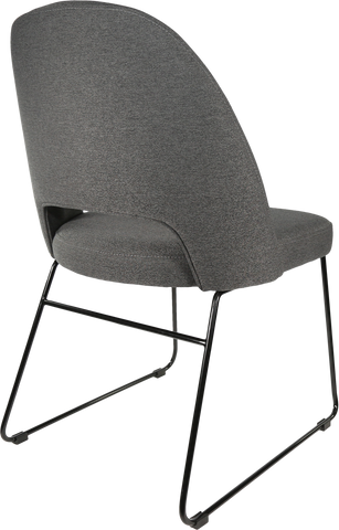 Durafurn Semifreddo Chair with Black Sled Base