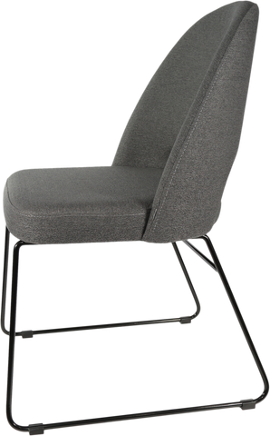 Durafurn Semifreddo Chair with Black Sled Base