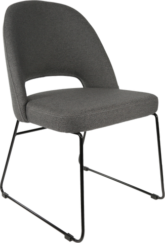 Durafurn Semifreddo Chair with Black Sled Base