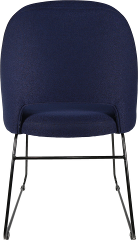 Durafurn Semifreddo Chair with Black Sled Base