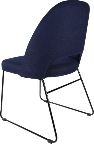 Durafurn Semifreddo Chair with Black Sled Base