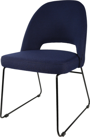 Durafurn Semifreddo Chair with Black Sled Base