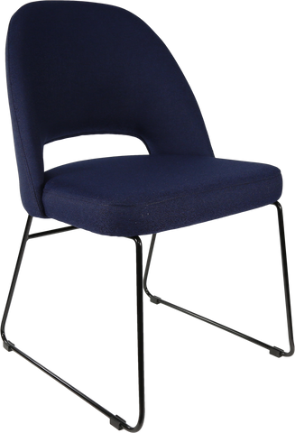 Durafurn Semifreddo Chair with Black Sled Base
