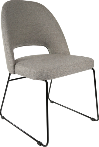 Durafurn Semifreddo Chair with Black Sled Base