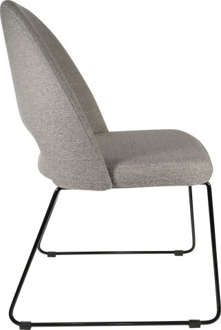 Durafurn Semifreddo Chair with Black Sled Base