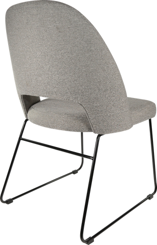 Durafurn Semifreddo Chair with Black Sled Base