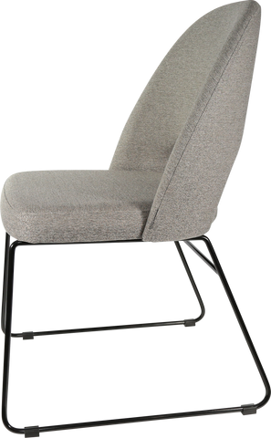 Durafurn Semifreddo Chair with Black Sled Base