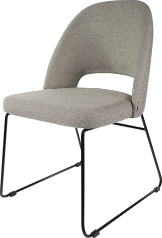 Durafurn Semifreddo Chair with Black Sled Base