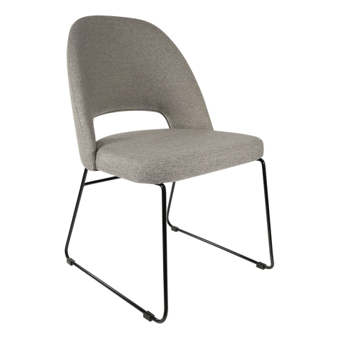 Durafurn Semifreddo Chair with Black Sled Base