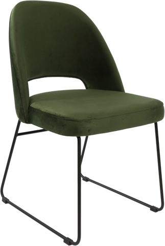 Durafurn Semifreddo Chair with Black Sled Base