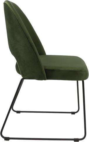 Durafurn Semifreddo Chair with Black Sled Base