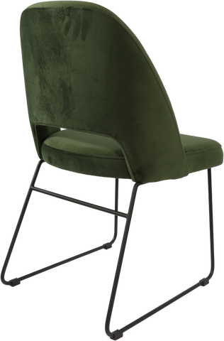 Durafurn Semifreddo Chair with Black Sled Base