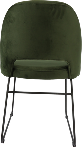 Durafurn Semifreddo Chair with Black Sled Base