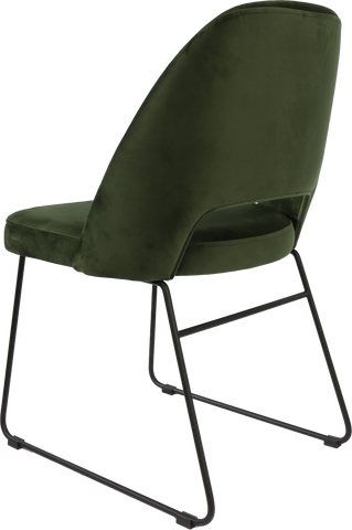 Durafurn Semifreddo Chair with Black Sled Base