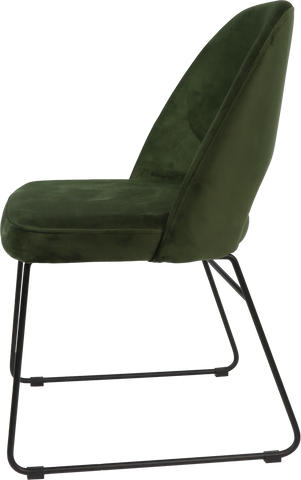Durafurn Semifreddo Chair with Black Sled Base